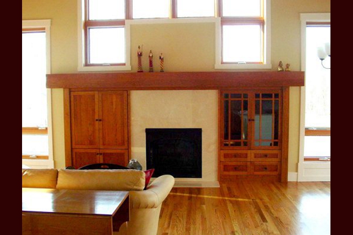 Fireplace surrounds and mantels
